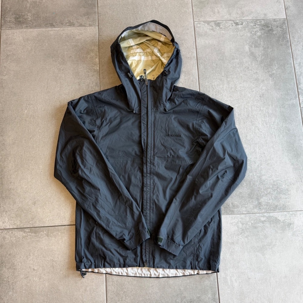 Patagonia Torrentshell H2No Rain Jacket Men S Grey Full Zip WaterProof 83801